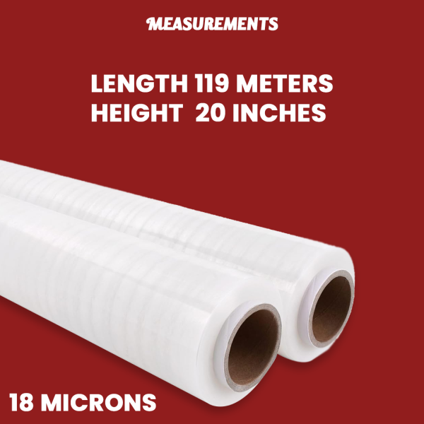 Measurements Shrink Wrap